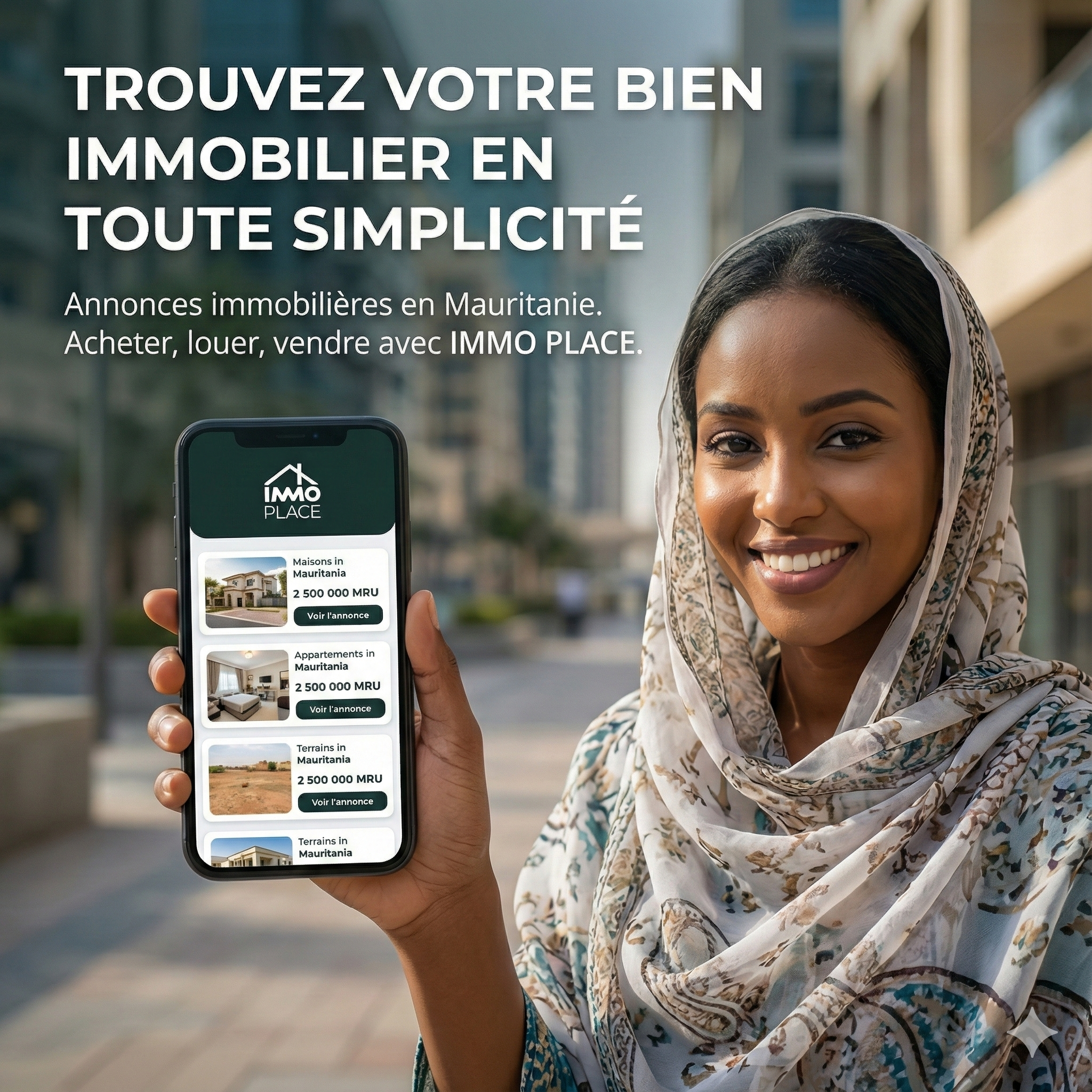 Tableau de bord ImmoPlace : gestion d'appartements meublés courte durée à Nouakchott, Mauritanie